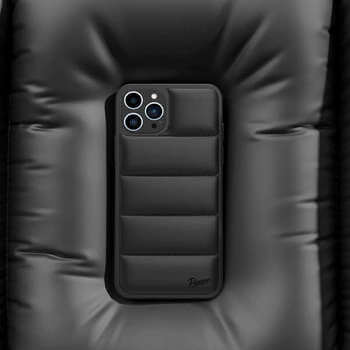 Picasee Puffer case για Apple iPhone XS Max - Picasee Puffer - Μαύρος