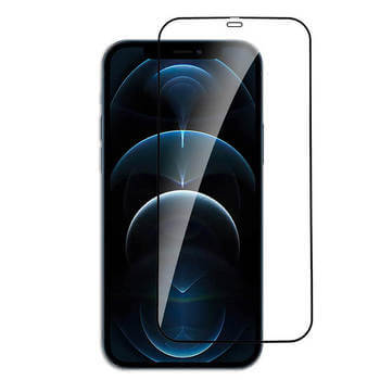 3x 3D σκληρυμένο γυαλί με περιμετρικό πλαίσιο για Apple iPhone 15 - μαύρο