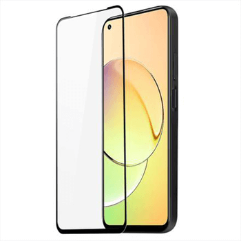 Picasee 3D Tempered glass με περιμετρικό πλαίσιο για Realme 10 4G - μαύρο