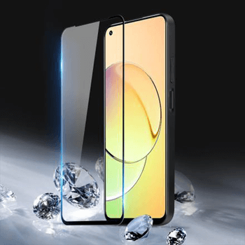 Picasee 3D Tempered glass με περιμετρικό πλαίσιο για Realme 10 4G - μαύρο