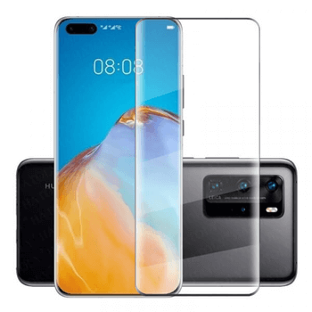 3D καμπυλωτό tempered glass για Huawei P40 Pro - μαύρο