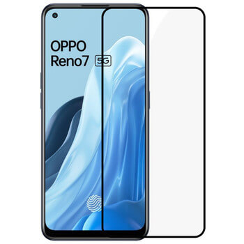 Picasee 3D Tempered glass με περιμετρικό πλαίσιο για OPPO Reno 7 5G - μαύρο