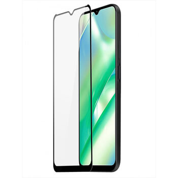 Picasee 3D Tempered glass με περιμετρικό πλαίσιο για Realme C33 (2023) - μαύρο