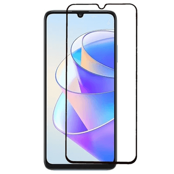 Picasee 3D Tempered glass με περιμετρικό πλαίσιο για Honor X7a - μαύρο