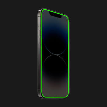 3x Picasee 3D Tempered glass με φωσφορίζον περίγραμμα για Honor 9X - Πράσινος - 2+1 δωρεάν