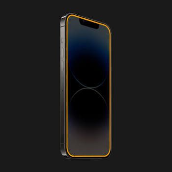 3x Picasee 3D Tempered glass με φωσφορίζον περίγραμμα για Samsung Galaxy A34 5G A346B - Πορτοκάλι - 2+1 δωρεάν