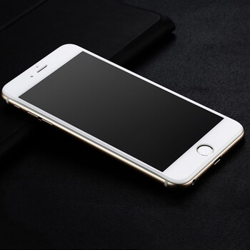 Picasee 3D Tempered glass με περιμετρικό πλαίσιο για κινητό Apple iPhone 6/6S - άσπρο