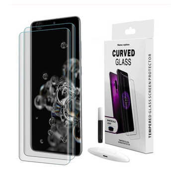 3x Picasee 3D UV tempered glass προστασία για Huawei Mate 20 Pro - 2+1 δωρεάν