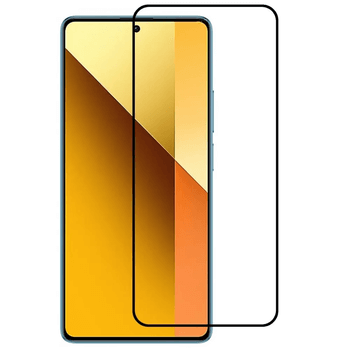 Picasee 3D Tempered glass με περιμετρικό πλαίσιο για Xiaomi Redmi Note 13 Pro 4G - μαύρο