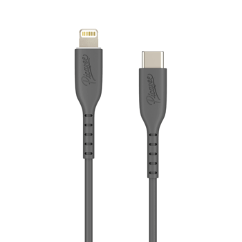 Picasee Καλώδια USB Lightning - USB C - Μαύρος