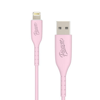 Picasee Καλώδια USB Lightning - USB 2.0 - Ροζ