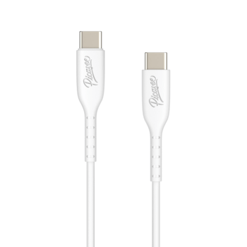 Picasee Καλώδια USB USB C - USB C - άσπρο