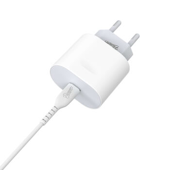 Picasee USB-C PD Μοναδικό καλώδιο φόρτι 20W - άσπρο