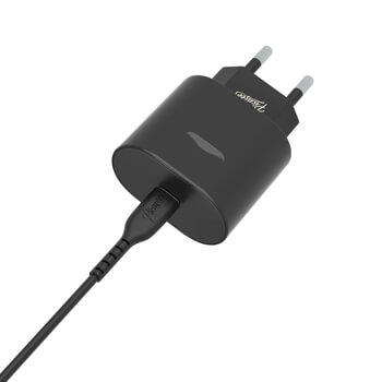Picasee USB-C PD Μοναδικό καλώδιο φόρτι 20W - Μαύρος
