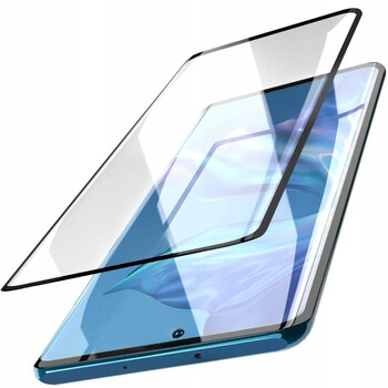 Picasee 3D Tempered glass με περιμετρικό πλαίσιο για Motorola Moto G53 5G - μαύρο