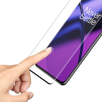 Picasee 3D Tempered glass με περιμετρικό πλαίσιο για OnePlus 11 5G - μαύρο