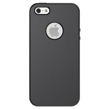 Picasee Liquid case Apple iPhone 5/5S/SE - Προσαρμοσμένη χάραξη - Μαύρος