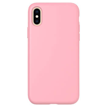 Picasee Liquid case Apple iPhone X/XS - Προσαρμοσμένη χάραξη - Ροζ