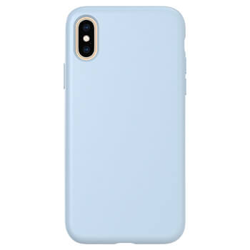 Picasee Liquid case Apple iPhone X/XS - Προσαρμοσμένη χάραξη - Μπλε