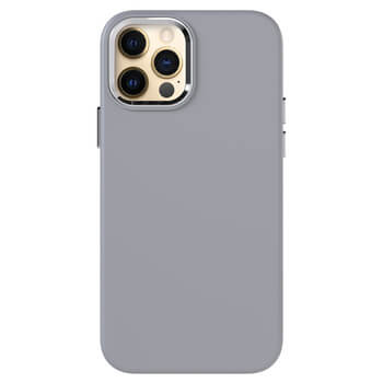 Picasee Premium case s MagSafe pro Apple iPhone 12 Pro Max - Προσαρμοσμένη χάραξη - Γκρί