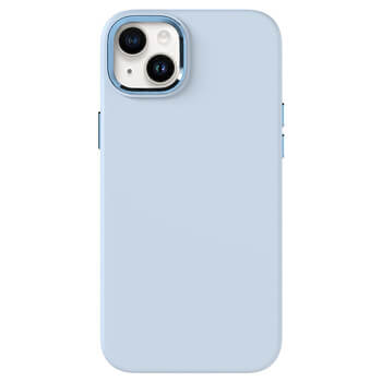 Picasee Premium case s MagSafe pro Apple iPhone 14 Plus - Προσαρμοσμένη χάραξη - Μπλε