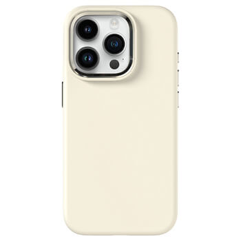 Picasee Premium case s MagSafe pro Apple iPhone 14 Pro - Προσαρμοσμένη χάραξη - Μπεζ