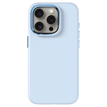 Picasee Premium case s MagSafe pro Apple iPhone 15 Pro - Προσαρμοσμένη χάραξη - Μπλε