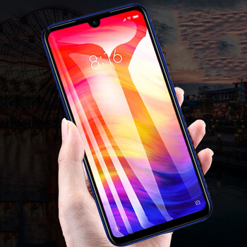 Picasee 3D Tempered glass με περιμετρικό πλαίσιο για Xiaomi Redmi Note 7 - μαύρο