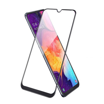 Picasee 3D Tempered glass με περιμετρικό πλαίσιο για Samsung Galaxy A50 A505F - μαύρο