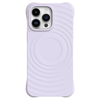 Picasee Shock-proof case s MagSafeo Apple iPhone 14 Pro - Προσαρμοσμένη χάραξη - μωβ