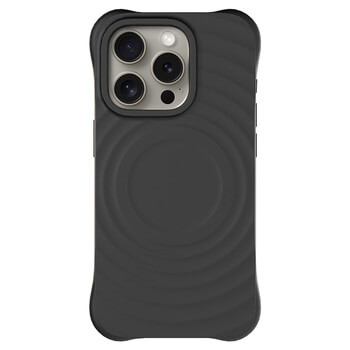 Picasee Shock-proof case s MagSafeo Apple iPhone 15 Pro - Προσαρμοσμένη χάραξη - Μαύρος