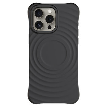 Picasee Shock-proof case s MagSafeo Apple iPhone 15 Pro Max - Προσαρμοσμένη χάραξη - Μαύρος