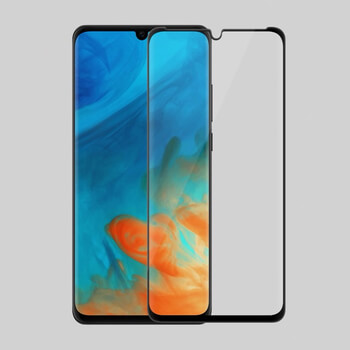 Picasee 3D Tempered glass με περιμετρικό πλαίσιο για Huawei P30 Lite - μαύρο