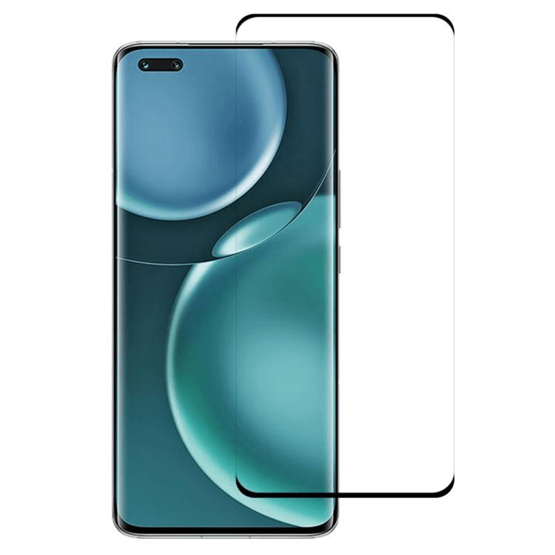 Picasee 3D Tempered glass με περιμετρικό πλαίσιο για Honor Magic5 Pro - μαύρο