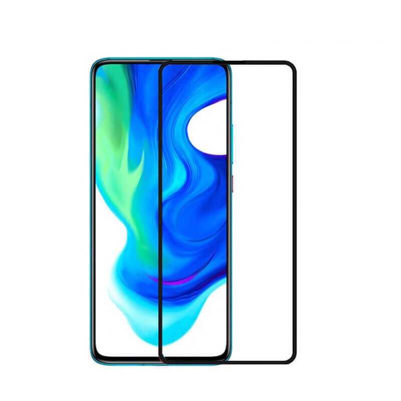 Picasee 3D Tempered glass με περιμετρικό πλαίσιο για Xiaomi Poco F5 - μαύρο