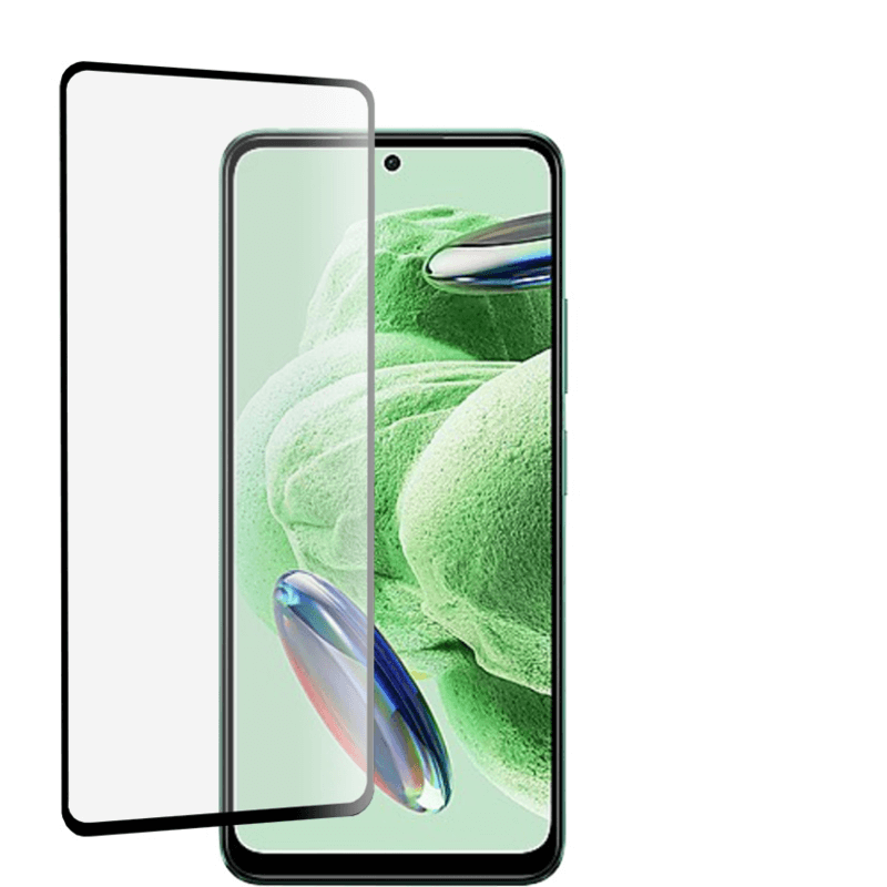 Picasee 3D Tempered glass με περιμετρικό πλαίσιο για Xiaomi Redmi Note 12 Pro 4G - μαύρο