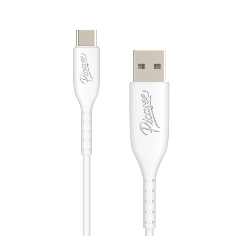 Picasee Καλώδια USB USB C - USB 2.0 - άσπρο