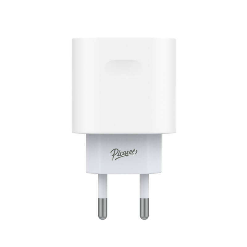 Picasee USB-C PD Μοναδικό καλώδιο φόρτι 20W - άσπρο