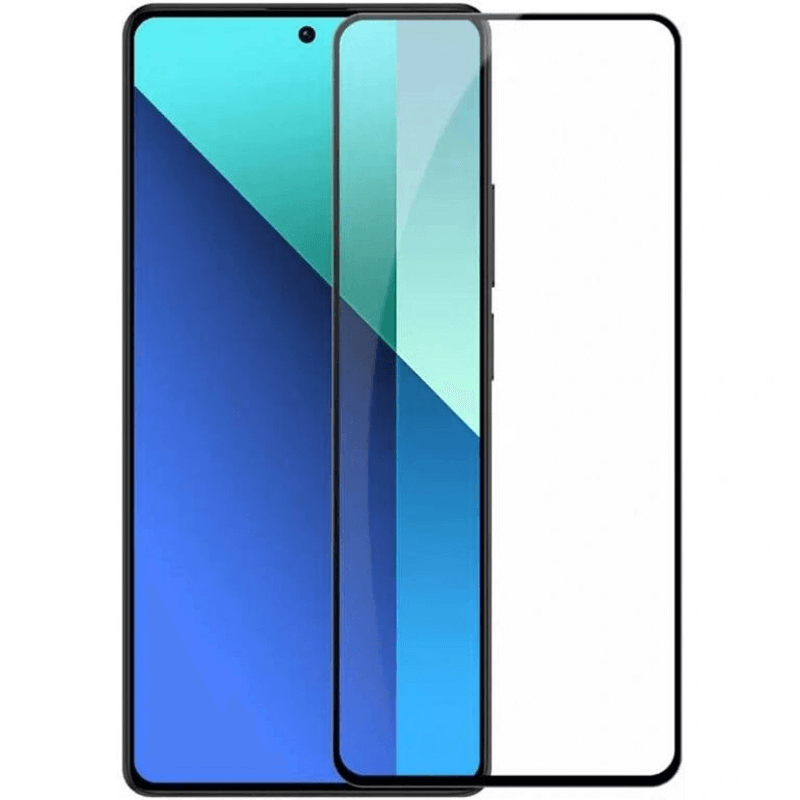 Picasee 3D Tempered glass με περιμετρικό πλαίσιο για Xiaomi Redmi 13 4G - μαύρο