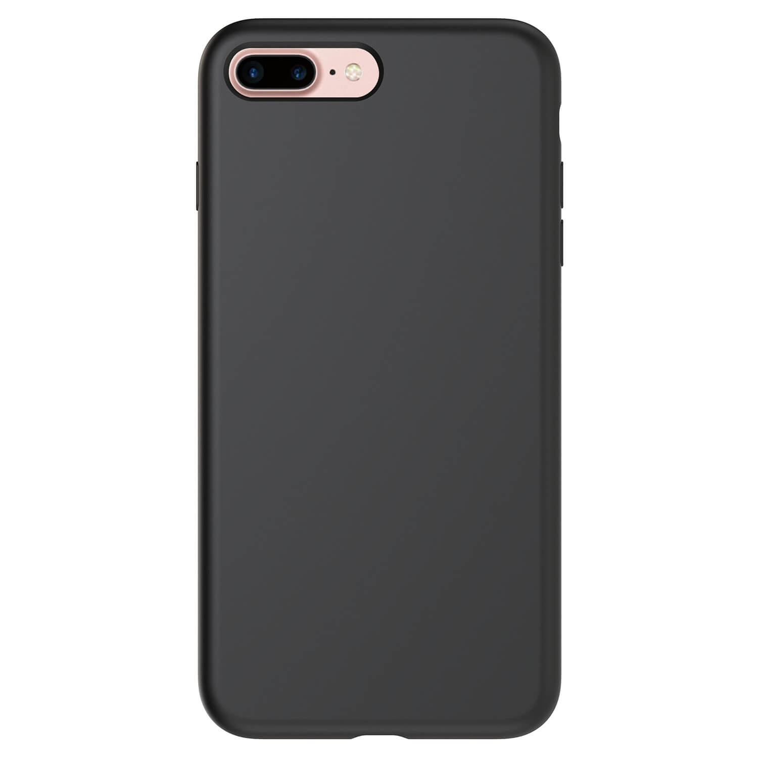 Picasee Liquid case Apple iPhone 7 Plus - Προσαρμοσμένη χάραξη - Μαύρος