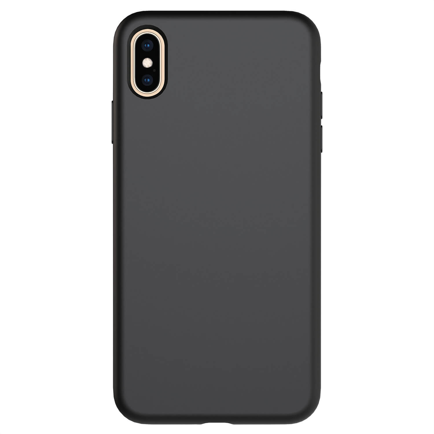 Picasee Liquid case Apple iPhone XS Max - Προσαρμοσμένη χάραξη - Μαύρος