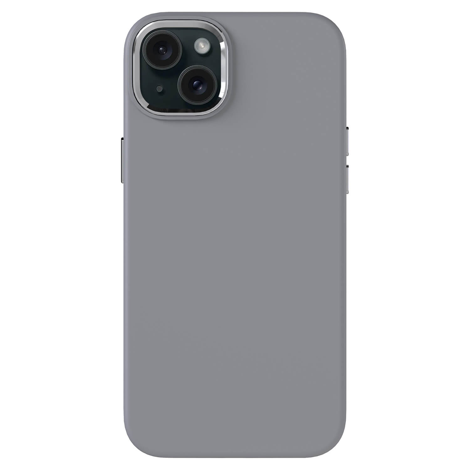Picasee Premium case s MagSafe pro Apple iPhone 15 Plus - Προσαρμοσμένη χάραξη - Γκρί