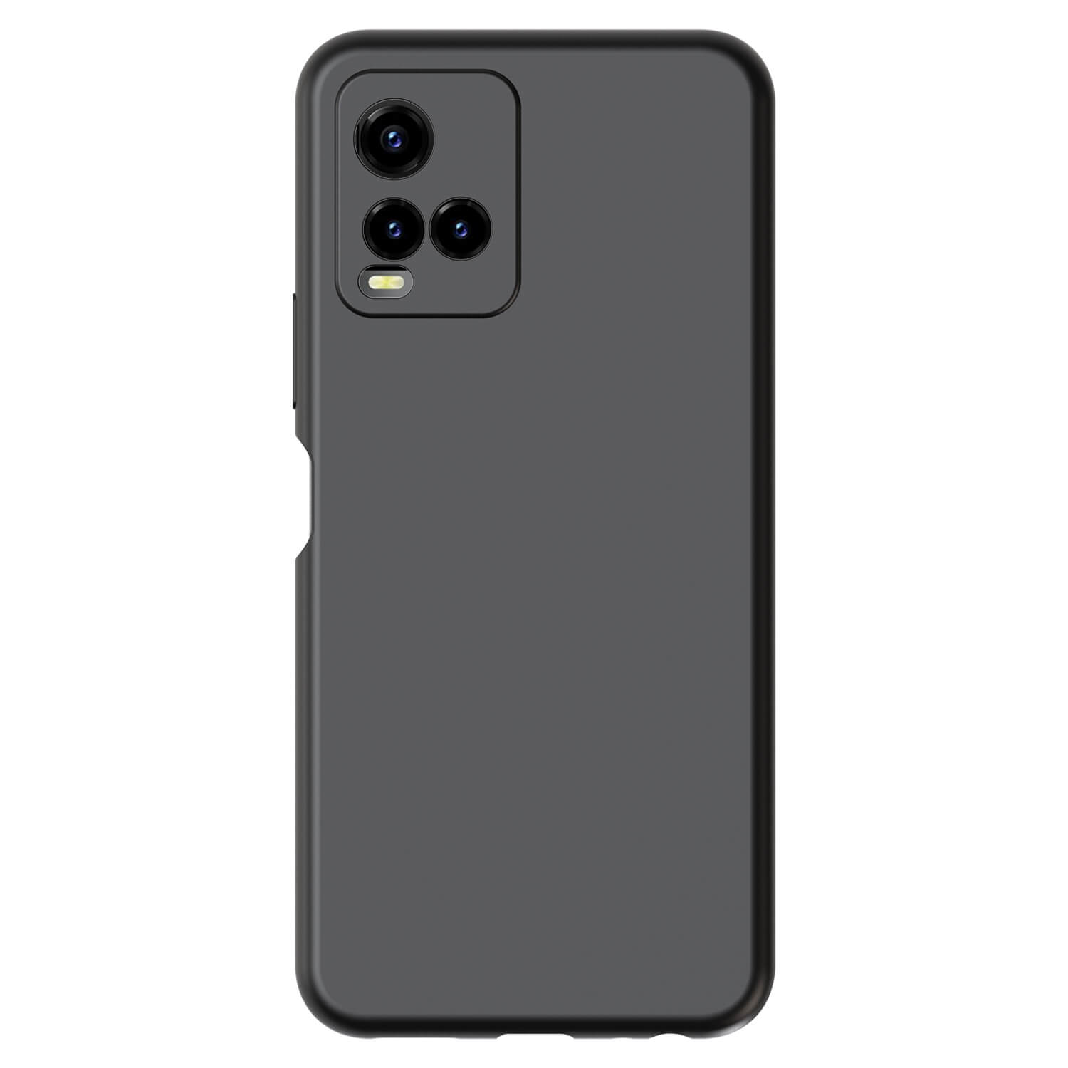 Picasee Liquid case Vivo Y33s - Προσαρμοσμένη χάραξη - Μαύρος