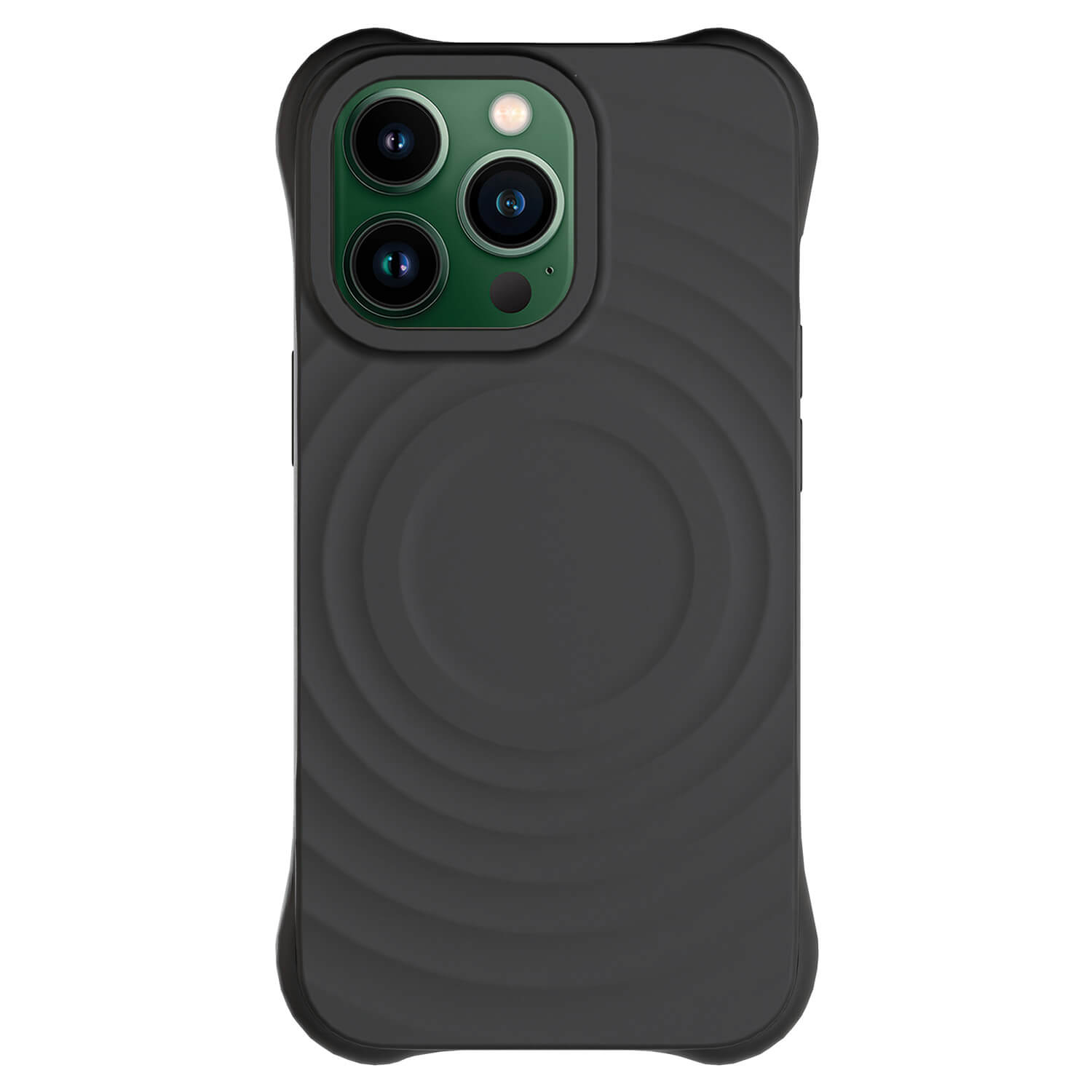 Picasee Shock-proof case s MagSafeo Apple iPhone 13 Pro - Προσαρμοσμένη χάραξη - Μαύρος