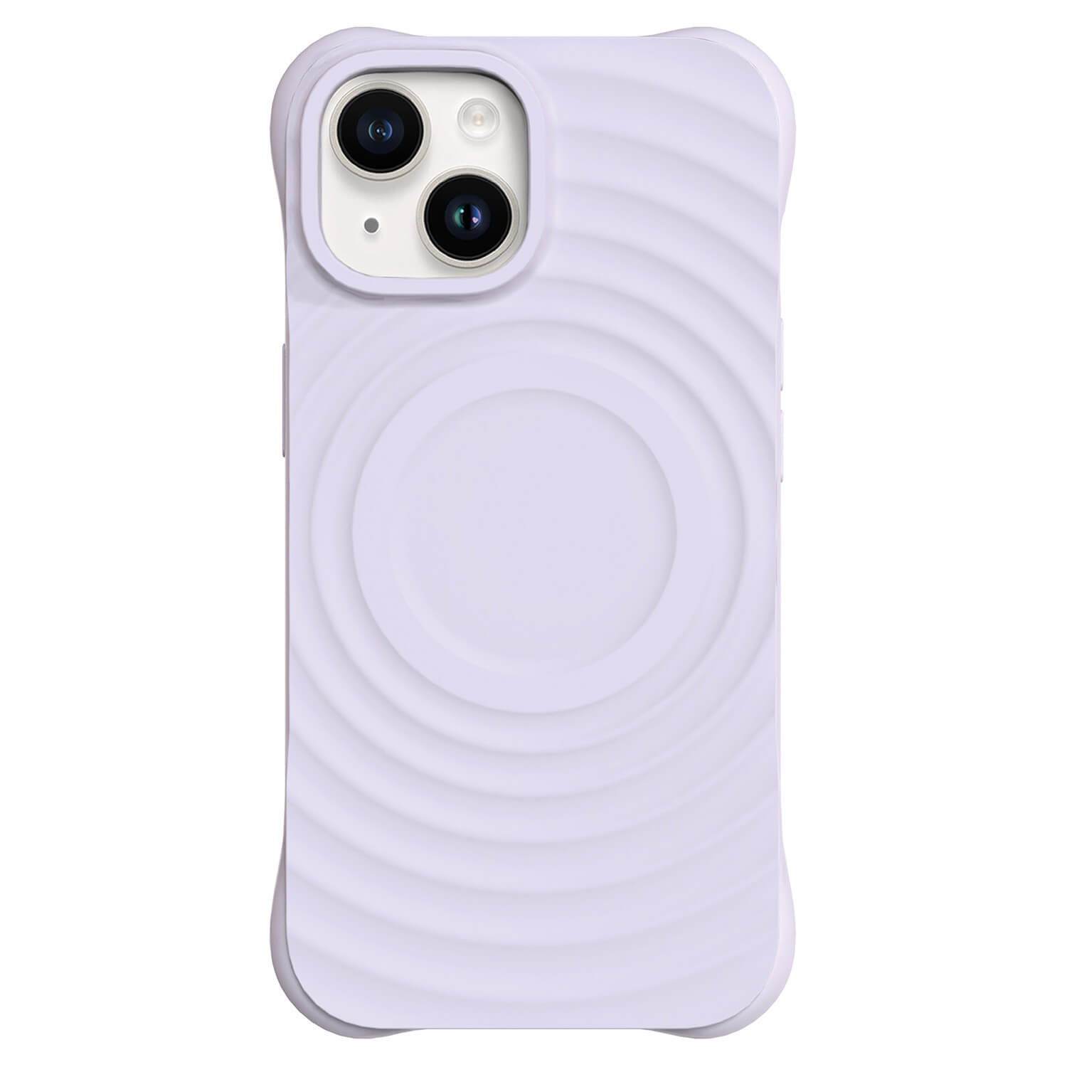 Picasee Shock-proof case s MagSafeo Apple iPhone 14 - Προσαρμοσμένη χάραξη - μωβ