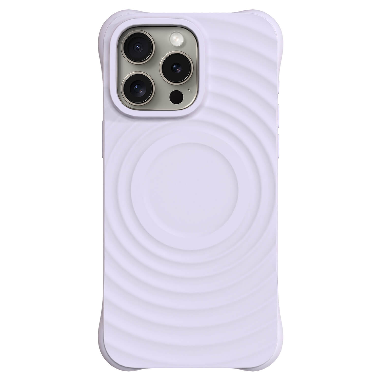 Picasee Shock-proof case s MagSafeo Apple iPhone 15 Pro Max - Προσαρμοσμένη χάραξη - μωβ